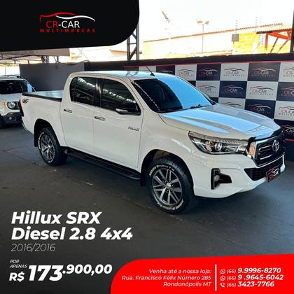 TOYOTA HILUX 2.8 SRX 4X4 CD 16V DIESEL 4P AUTOMÁTICO TOYOTA HILUX 2.8 SRX 4X4 CD 16V DIESEL 4P AUTOMÁTICO
